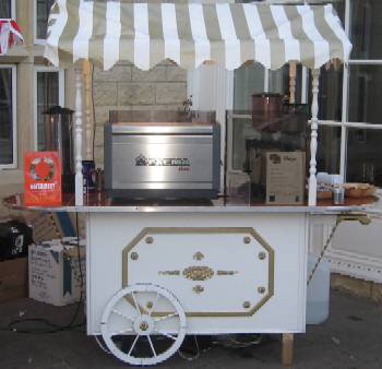 One of our range of coffee carts