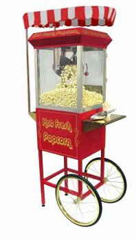 Popcorn is also available on its own mini cart